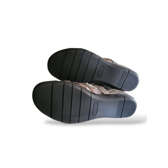 NIB Comfortview Gladiator Metallic Sandals Zip Closure 9.5WW - Picture 6 of 7